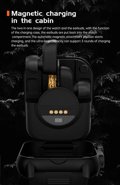 Hepu - 2-in-1 Smart Watch & Headphones