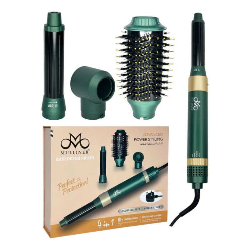 Mulliner New 4 in 1 Advanced Power Styling Hair Dryer Brush ML-5015
