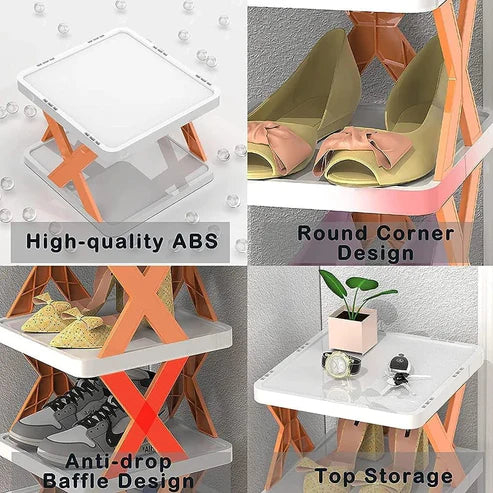 Modular Stackable Shoe Rack